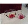 Image 7 : Vintage MTM Elite Metal Tray Made in England, Cranberry Pink Chip and 