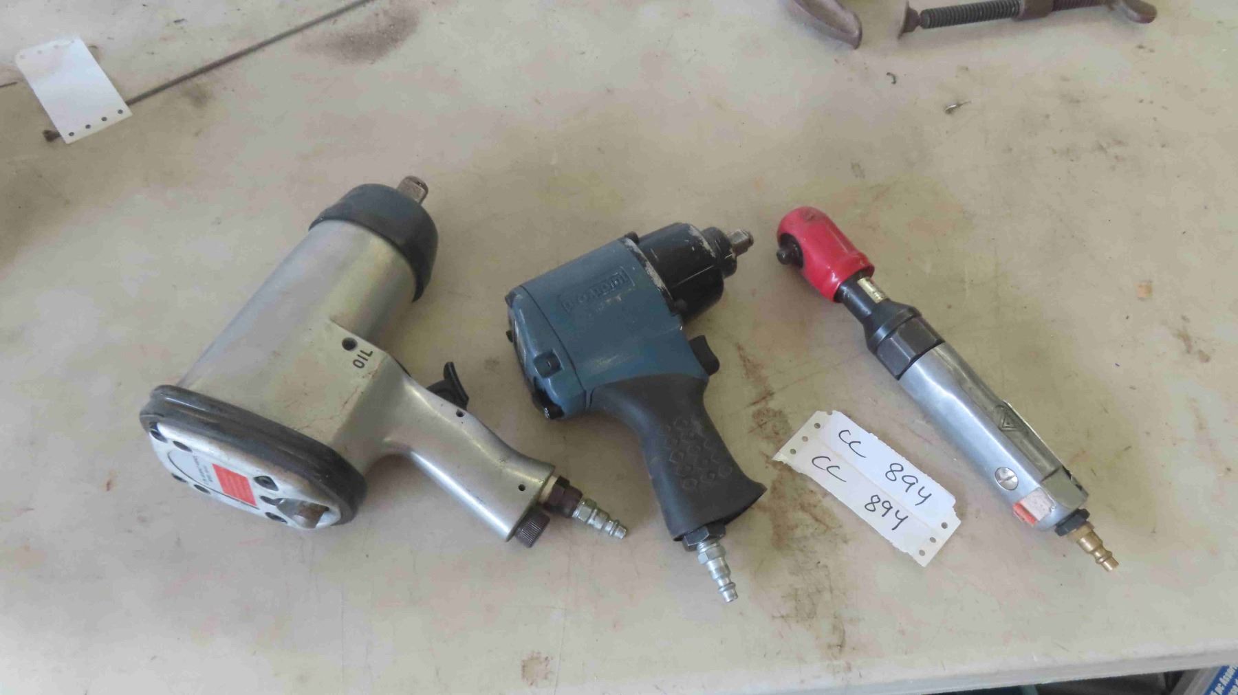 3 Air Tools: Powerfist 3/4'' Impact, Propoint 1/2'' Impact,
