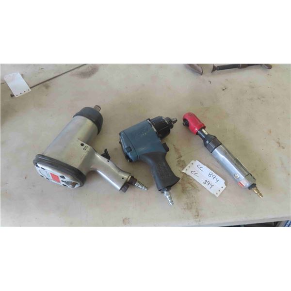 3 Air Tools: Powerfist 3/4'' Impact, Propoint 1/2'' Impact, 