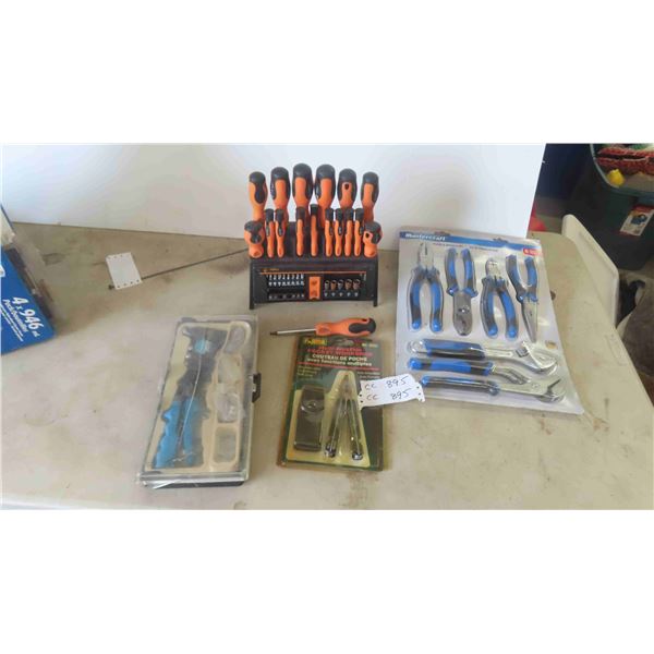 New Plier/Cutter Multi Tools , Riveter, Screwdrivers & More