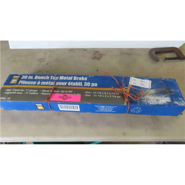 Powerfist 30'' Bench Top Metal Brake 