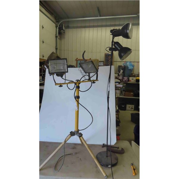 Halogen Lights on Stand , Floor Lamp 