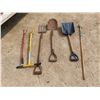 Image 1 : Yard Tools: Spade, Pitch Fork, Snow Shovel, Wire Brush & More