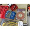 Image 5 : Drill Bit Sharpener, Quantity of Drill Bits (Some New), Wire Wheel, Extensions