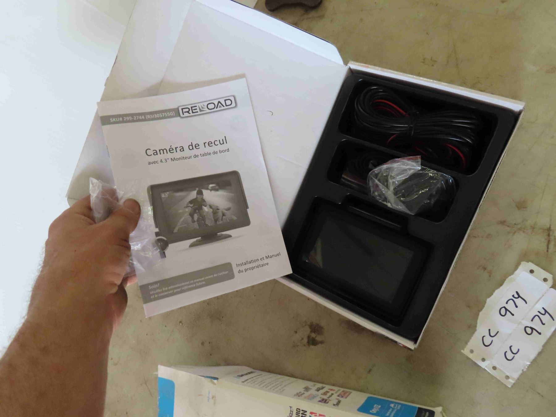Reload Auto Camera New Sirius XM Onyx EZ Radio Vehicle Kit , Reload Backup Camera with Dash