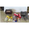Image 1 : Vintage RCA Victor BakeLite , Victor Pestchaser, Westclox Alarm, First Aid Kit & More 