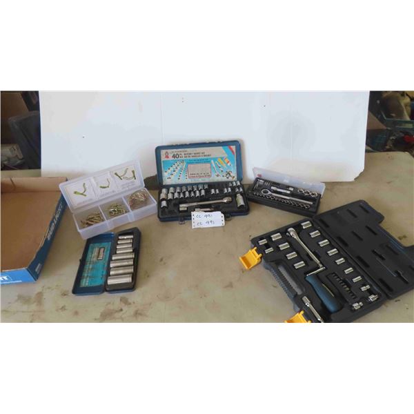 Socket Sets 1/4'' + 3/8'' , Pins
