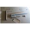 Image 1 : Extending Pole Handles, Push Broom, Dust Pan