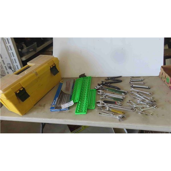 Tool Box , Socket Organizer, Crescent Wrenches, Wrenches 