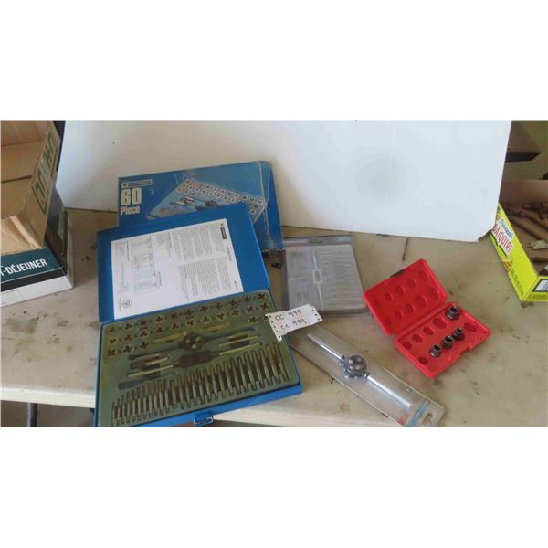 2 Mastercraft 60pce & 20 Pce Tap and Die Sets , Some Extractors