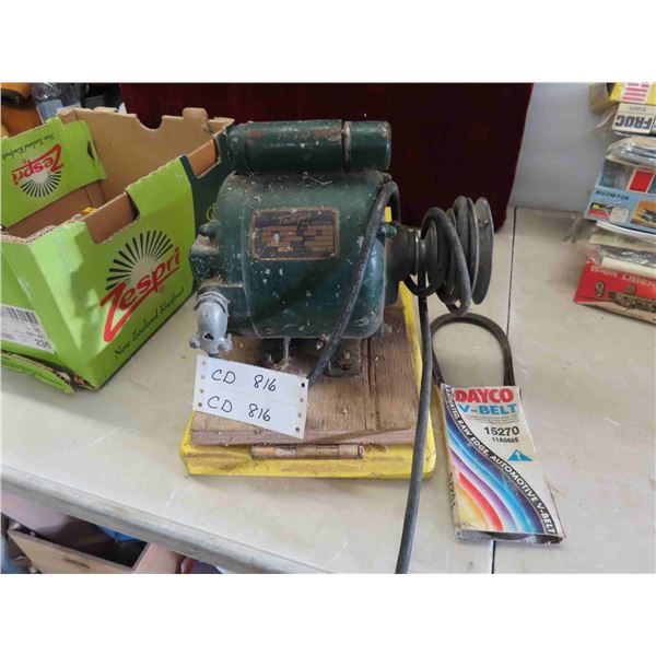 Tamper Electric Motor 1/4HP , Gryphone .33 HP Electric Motor
