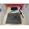 Image 3 : 4 Drawer Desk Organizer Filled with Drafting Tools and Supply