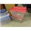 Image 2 : 5 Storage Tubs All with Lids