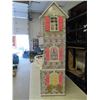 Image 2 : 3 Story Wood Doll House 32'' x 12 3/4'' x 46''