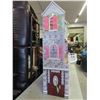 Image 3 : 3 Story Wood Doll House 32'' x 12 3/4'' x 46''