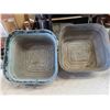 Image 2 : 2 Galvanized Wash Tubs, Grain Scoop