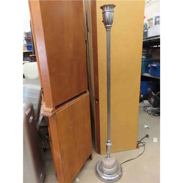 Vintage Floor Lamp No Shade