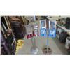 Image 1 : 2 Broken Floor Model Gum Ball Machines Repurpose for Stands