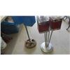 Image 8 : 2 Broken Floor Model Gum Ball Machines Repurpose for Stands