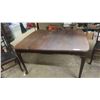 Image 2 : Oak Dining Room Table 38'' x 52'' x 42'' , (2) 12'' Leafs &