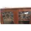 Image 6 : Oak 2 Door China Cabinet 60'' x 38'' x 15''