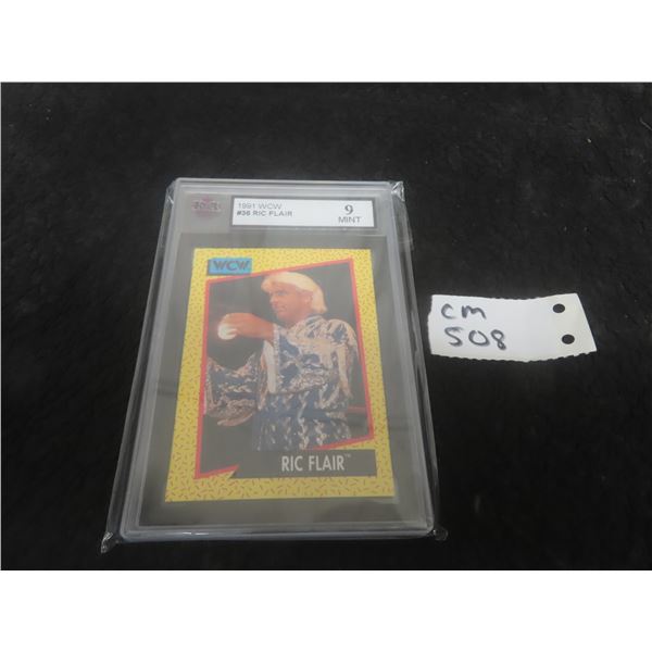 Graded Ric Flair WCW Wrestling Card