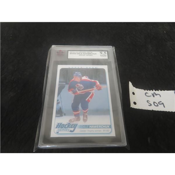 Graded Dale Howerchuk Winnipeg Jets Hockey Heros Card