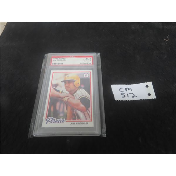 Graded 1978 Jim Fregost Pittsburgh Pirates Baseall Card