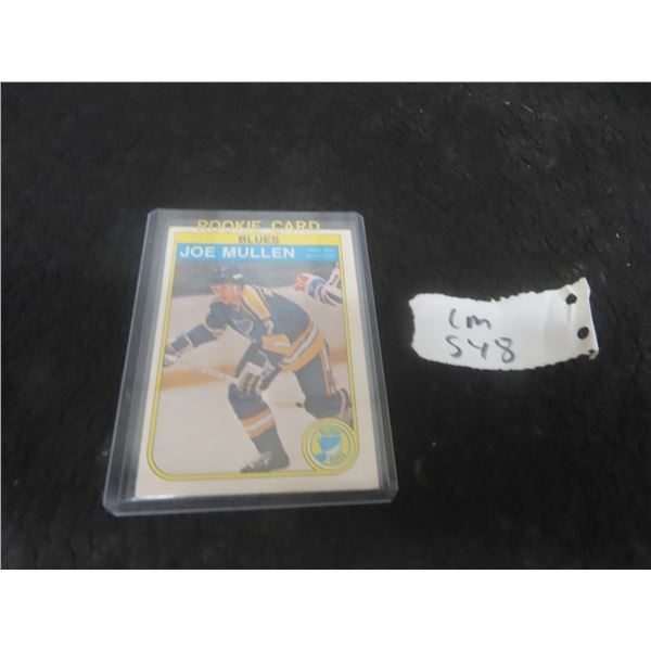 Joe Mullen Rookie Card