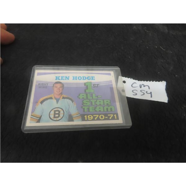 1971-72 Ken Hodge Card
