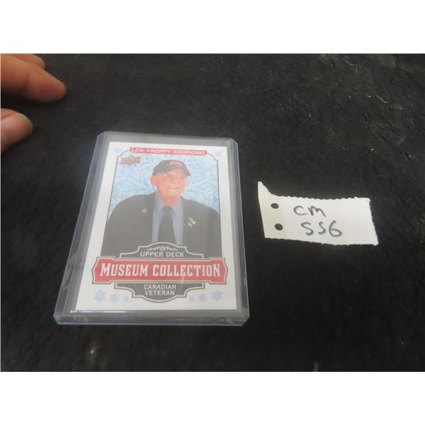 Winnipeg Jets Super Fan Len "Kroppy Kropioski" Card