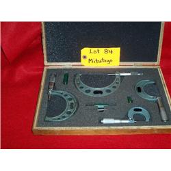 Mitutoyo 4 Piece Micrometer Set