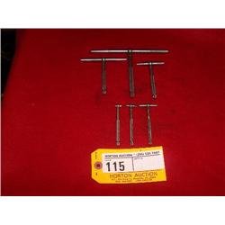 Starrett 6 Piece Set Double Action Telescoping Gauges
