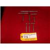 Image 1 : Starrett 6 Piece Set Double Action Telescoping Gauges