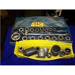 3/4" Drive Socket Set w/ Ext., 31 Pcs., Box Included