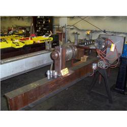 Crankshaft Polishing Stand, Motor Driven, Will Hold & Rotate 50" Crank, Has Duplex For Polisher