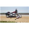 Image 1 : 2000 Harley Soft Tail Deuce Dark Cherry Red Bike with Lots of Chrome - Only 35000 kms
