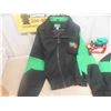 Image 2 : 2 Quaker State Size Medium & Large Black Race Jackets, Diecast Model A 