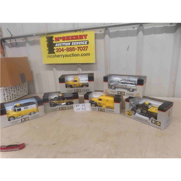 Complete Set of 6 UAP/NAPA Die Cast Delivery Vechiles1/25 Scale,