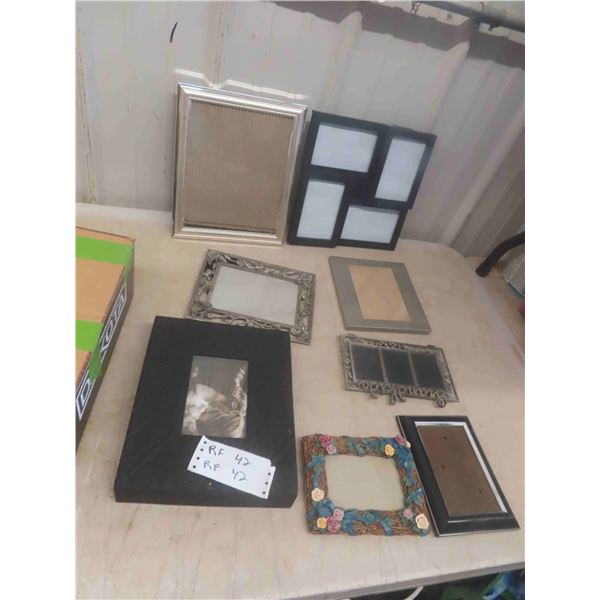 8 Picture Frames - Various Sizes