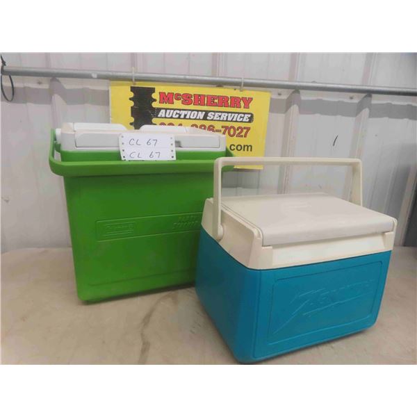 (2) Coleman Coolers