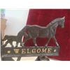 Image 4 : Cast Welcome Bell w/ Horse Display