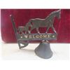 Image 5 : Cast Welcome Bell w/ Horse Display