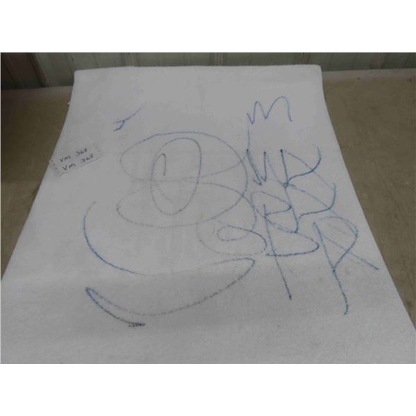 Vanilla Ice Signed Towel Apr. 15 2003  No COA