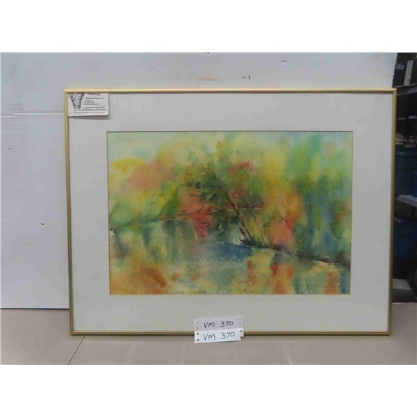 Framed Painting "Autumn Leaves" By Claudette Kuluk 28'' x 21''