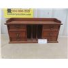 Image 1 : Wood Desk Organizer w/File Drawers & Mail Slots 24 3/4 x 7 1/2 x 11 