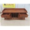 Image 3 : Wood Desk Organizer w/File Drawers & Mail Slots 24 3/4 x 7 1/2 x 11 