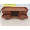 Image 4 : Wood Desk Organizer w/File Drawers & Mail Slots 24 3/4 x 7 1/2 x 11 