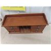 Image 6 : Wood Desk Organizer w/File Drawers & Mail Slots 24 3/4 x 7 1/2 x 11 