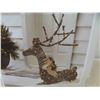 Image 4 : 3D Rattan Glitter Deer New Old Stock